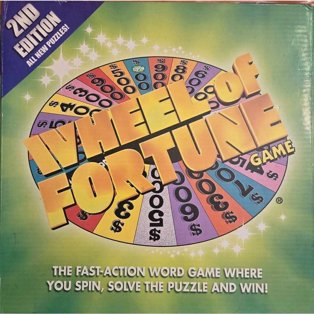 Wheel Of Fortune 2nd Edition Pressman 2005 Family Game